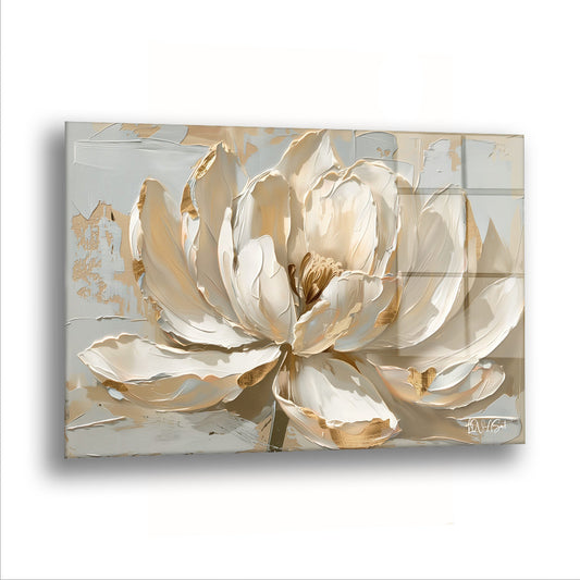 Saçılmış Beyazlık - Cam Tablo