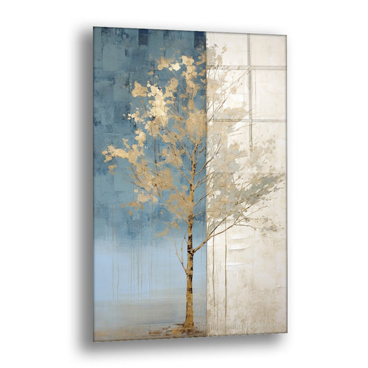 Sonbahar Ağacı - Cam Tablo