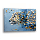 Uçuşan Yapraklar - Cam Tablo