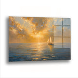 Ufuğa Doğru - Cam Tablo