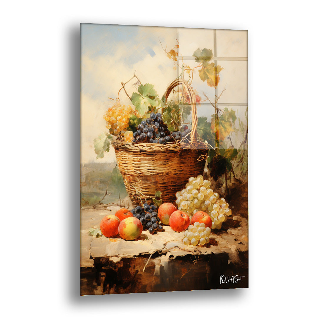 Üzüm Hasadı - Cam Tablo