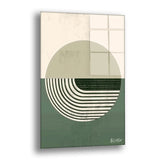 Zıt Renkli Çiçekler - Cam Tablo