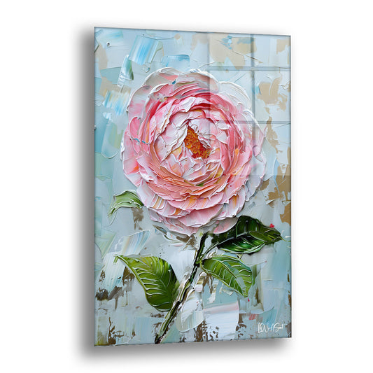 Açan Çiçek - Cam Tablo