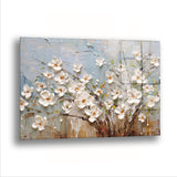 Bir Demet Çiçek - Cam Tablo