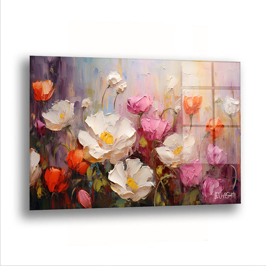 Botanik Güzellik - Cam Tablo