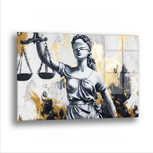 Adaletin Simgesi - Cam Tablo