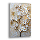 Çiçek Açmış Dallar - Cam Tablo