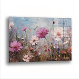Çiçek Tarlası - Cam Tablo