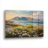 Çiçekli Manzara - Cam Tablo