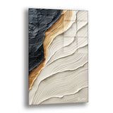 Dalgalanmış Çizim - Cam Tablo