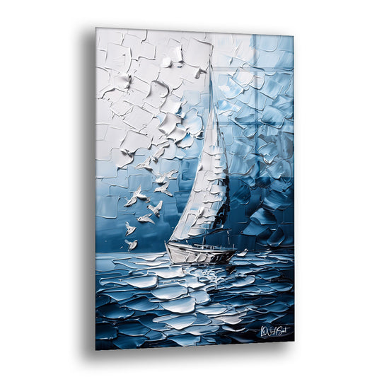 Dalgaların Dostu - Cam Tablo