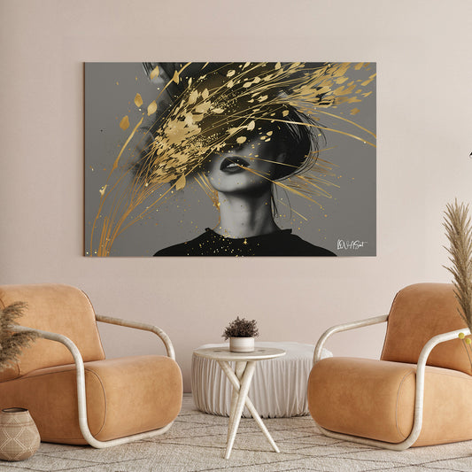 Abstract Sanat kanvas tablo — temalı dekoratif duvar tablosu
