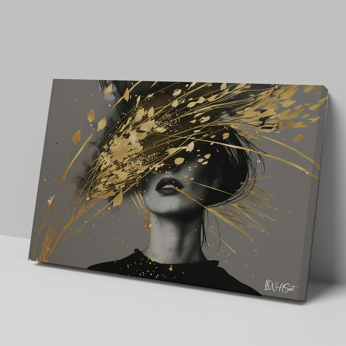 Abstract Sanat Kanvas Tablo detay görünümü