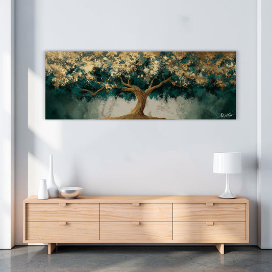 Altın Ve Yeşil Ağaç