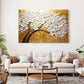 Altın Zeminde Bahar Ağacı kanvas tablo — farklı açıdan görünüm