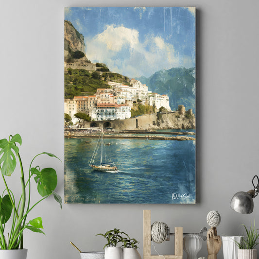 Amalfi Koyu kanvas tablo — farklı açıdan görünüm