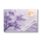 Ay Işığında Lila Ağaç kanvas tablo — Pembe ayın altında lila çiçeklerle kaplanmış zarif bir ağaç dalı.
