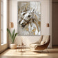 Benzerlik cam tablo — duvarda dekorasyon görünümü