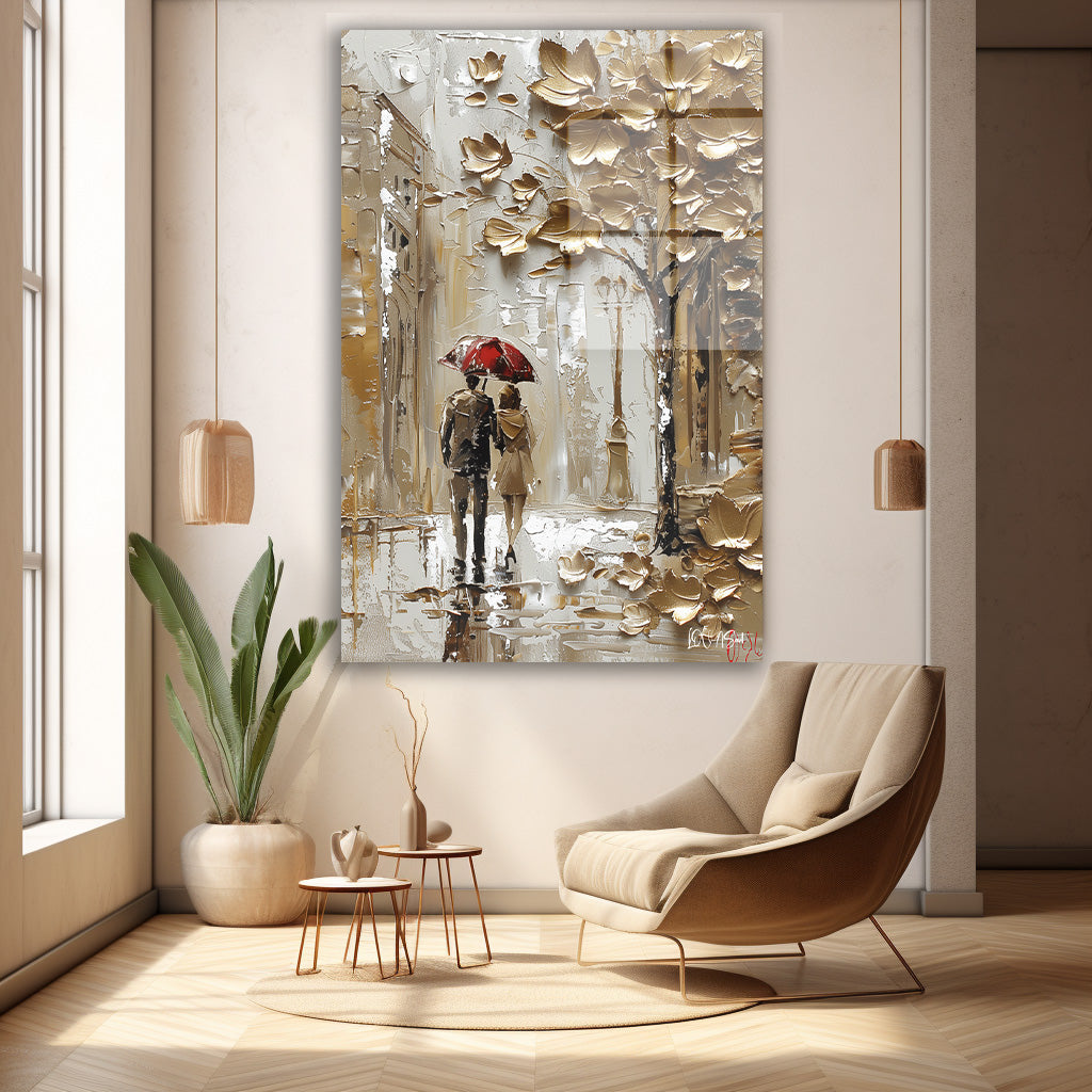 Birlikte Yürüyüş - Cam Tablo