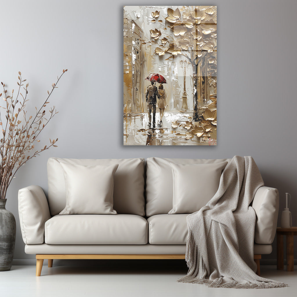 Birlikte Yürüyüş - Cam Tablo