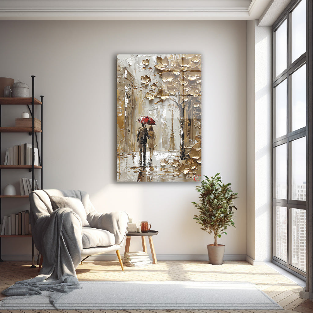 Birlikte Yürüyüş - Cam Tablo