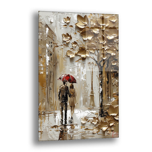 Birlikte Yürüyüş - Cam Tablo