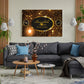 Bismillah Her Hayrın Başıdır kanvas tablo — iç mekân uygulama örneği