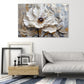 Büyük Beyaz Çiçek kanvas tablo — iç mekân uygulama örneği