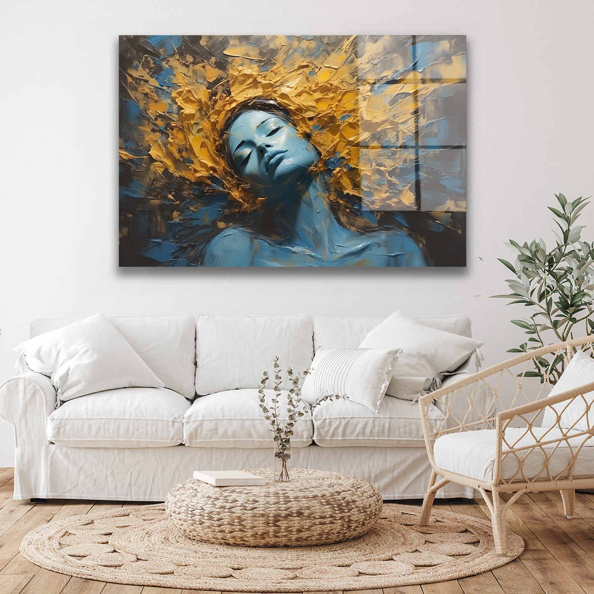 Büyülü Kadın - Cam Tablo