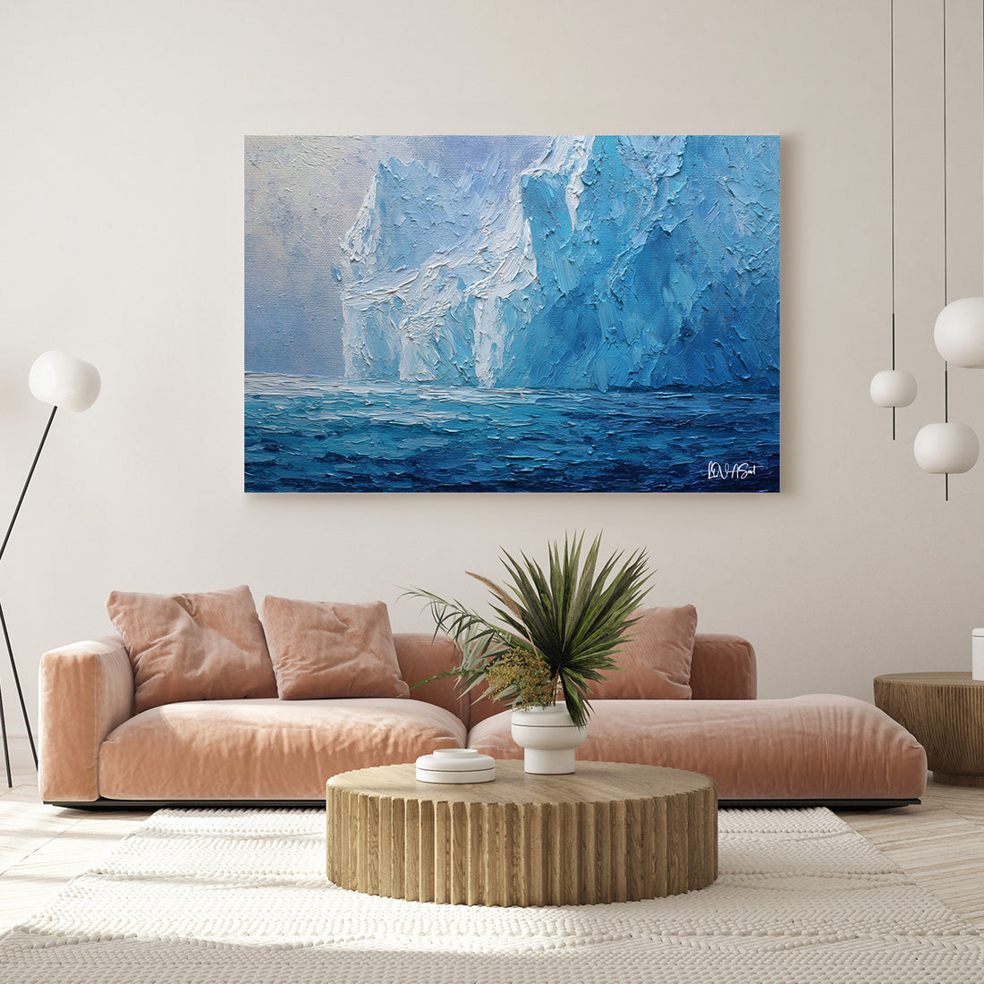 Buzdağı ve Deniz kanvas tablo — farklı açıdan görünüm