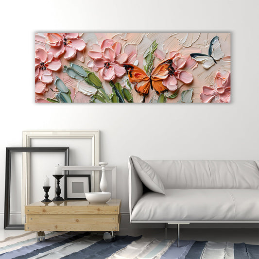 Çiçekler Ve Kelebek