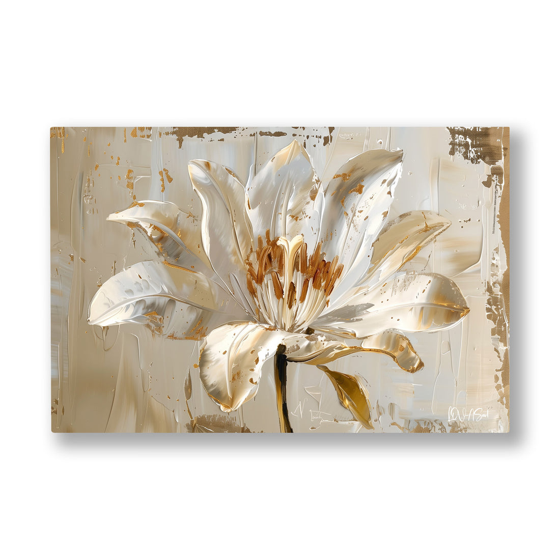 Crinum Çiçeği Kanvas Tablo