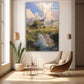 Dağ Gölü cam tablo — duvarda dekorasyon görünümü