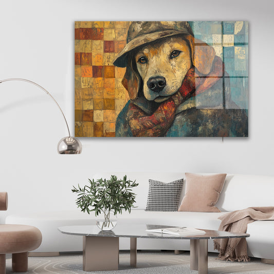 Dedektif Köpek cam tablo — farklı açıdan görünüm