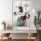Düğün Çiçeği cam tablo — iç mekân uygulama örneği