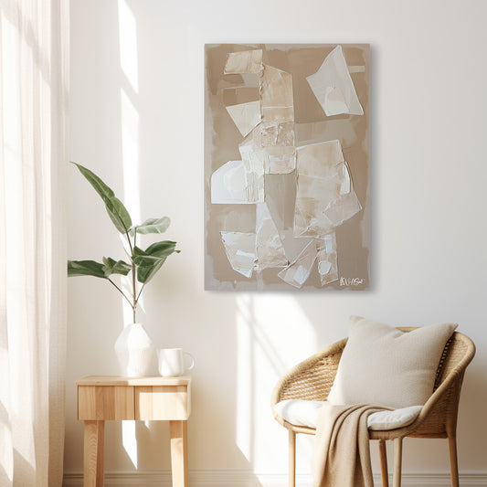 Eski Abstract kanvas tablo — temalı dekoratif duvar tablosu
