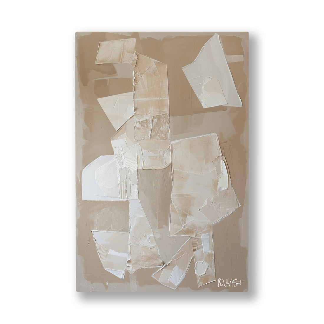 Eski Abstract Kanvas Tablo