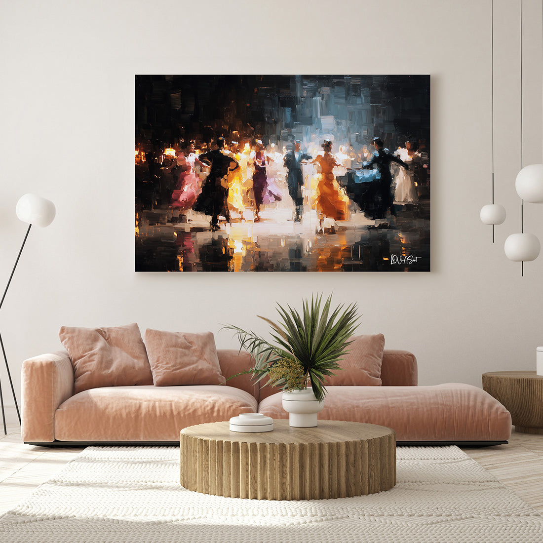 Gece Dansçıları kanvas tablo — farklı açıdan görünüm