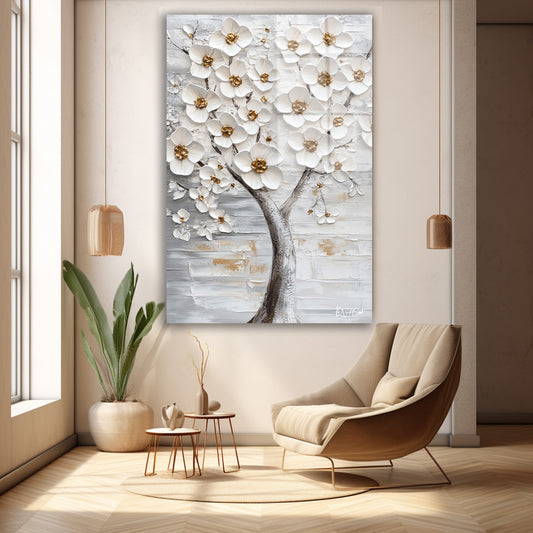 Gönül Bahçesi cam tablo — duvarda dekorasyon görünümü