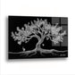 Gümüş Ağaç - Cam Tablo