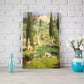 Heykelli Yeşil Bahçe kanvas tablo — farklı açıdan görünüm