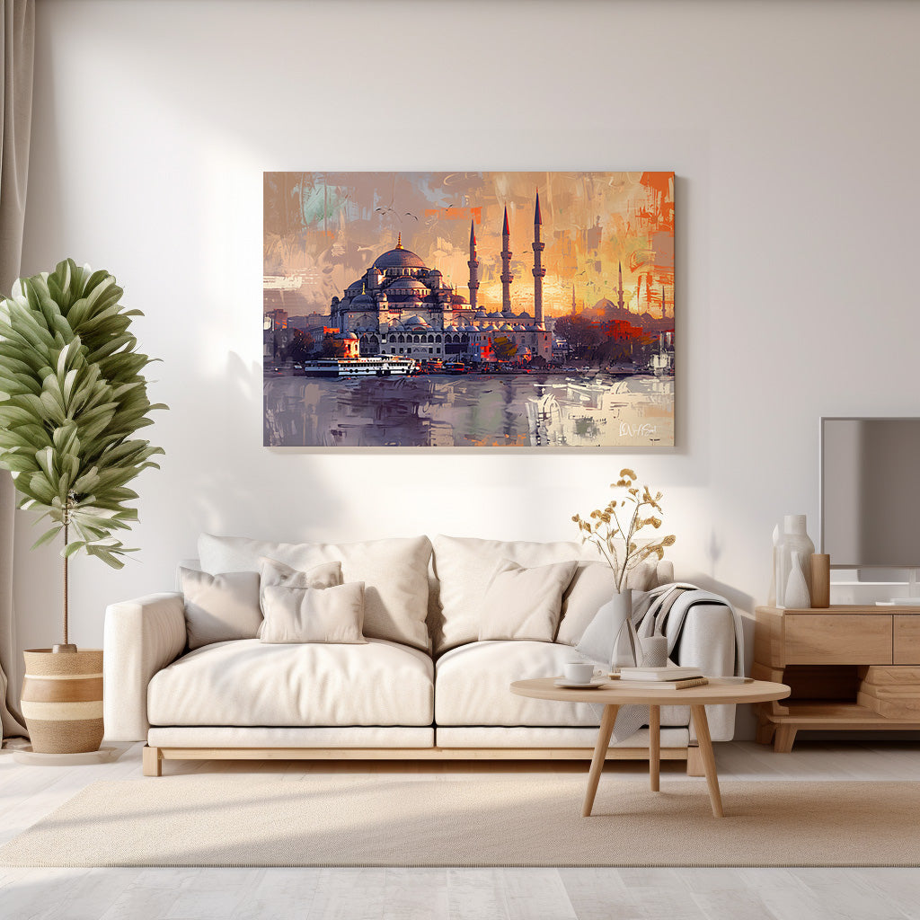İstanbul'un Büyüsü Kanvas Tablo detay görünümü