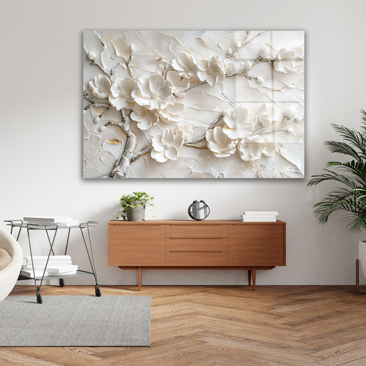 Kapsayan Dallar - Cam Tablo