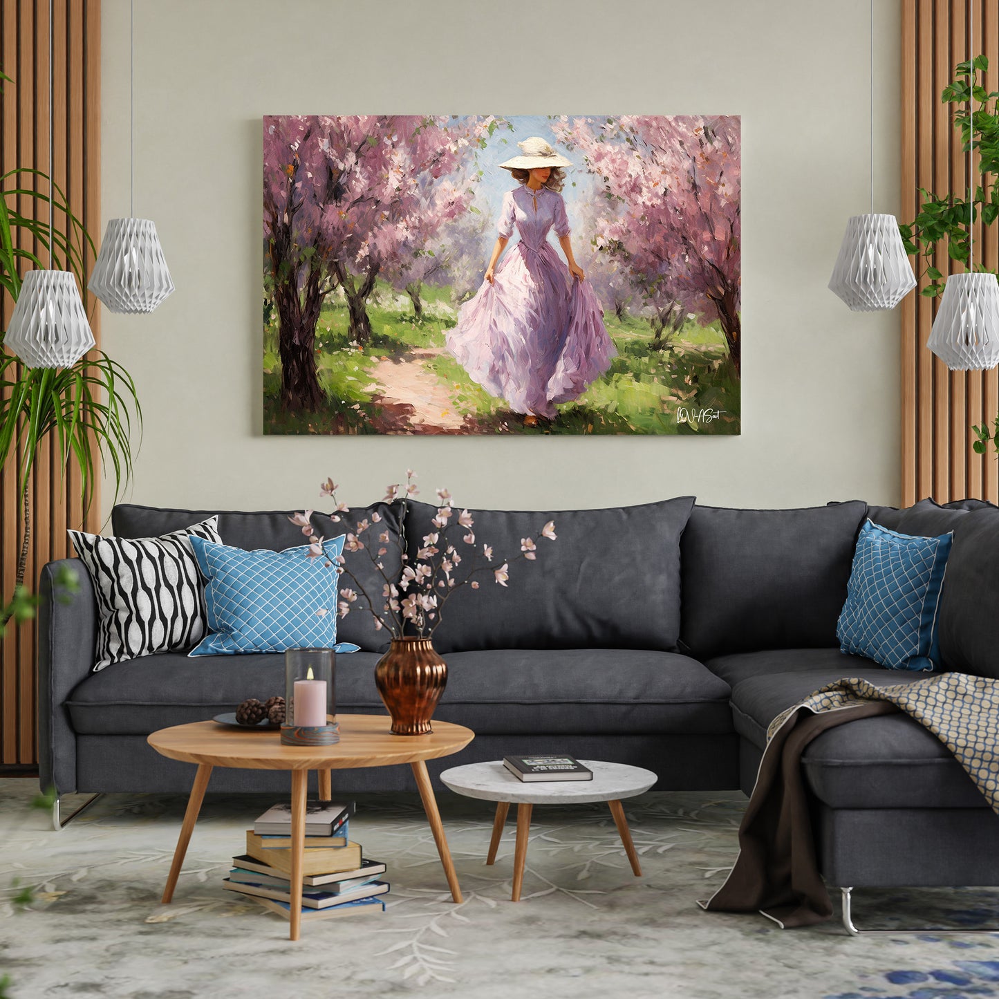 Kiraz Bahçesindeki kız