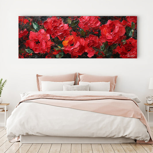 Kırmızılı Güzeller - Panoramik Tablo