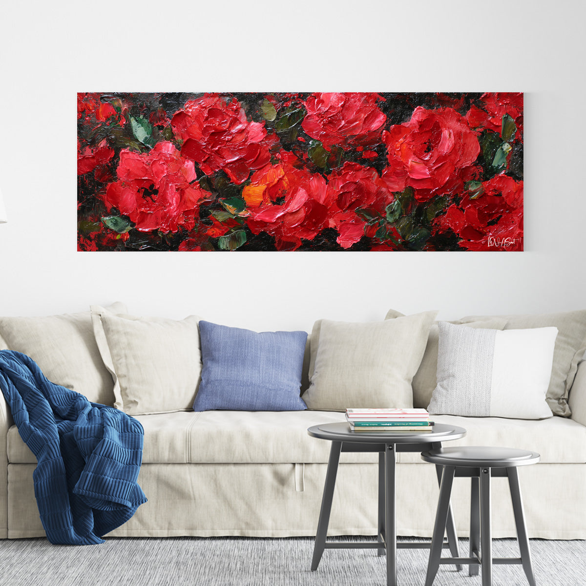 Kırmızılı Güzeller - Panoramik Tablo