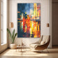 Kızıl Şehir Işıkları cam tablo — farklı açıdan görünüm