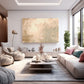 Krem Bej Doku kanvas tablo — farklı açıdan görünüm