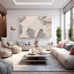Krem Doku 2 kanvas tablo — farklı açıdan görünüm