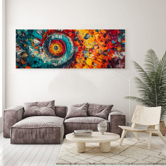 Mandala kanvas tablo — klasik temalı dekoratif duvar tablosu
